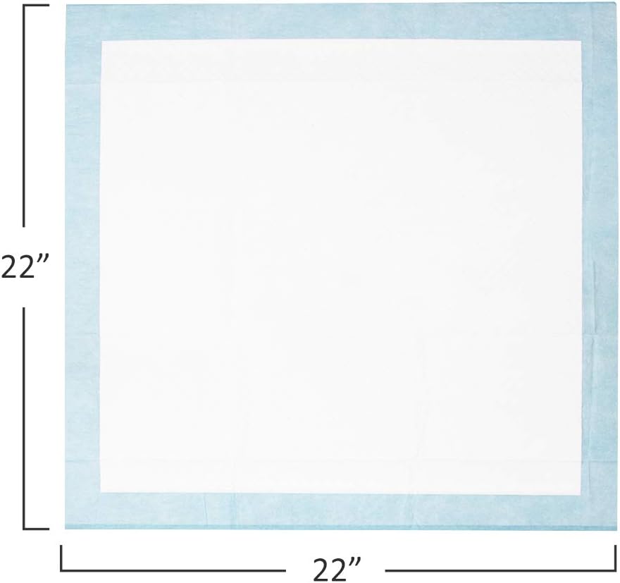 Puppy Pads Leak-Proof 100 Count 22"X 22" - Absorbent Pee Pads for Dogs with 6-Layer Design, Rapid Dry Sheet & Built-In Attractant - Dog Pad with Odor Control, Perfect for Puppies & Senior Dogs