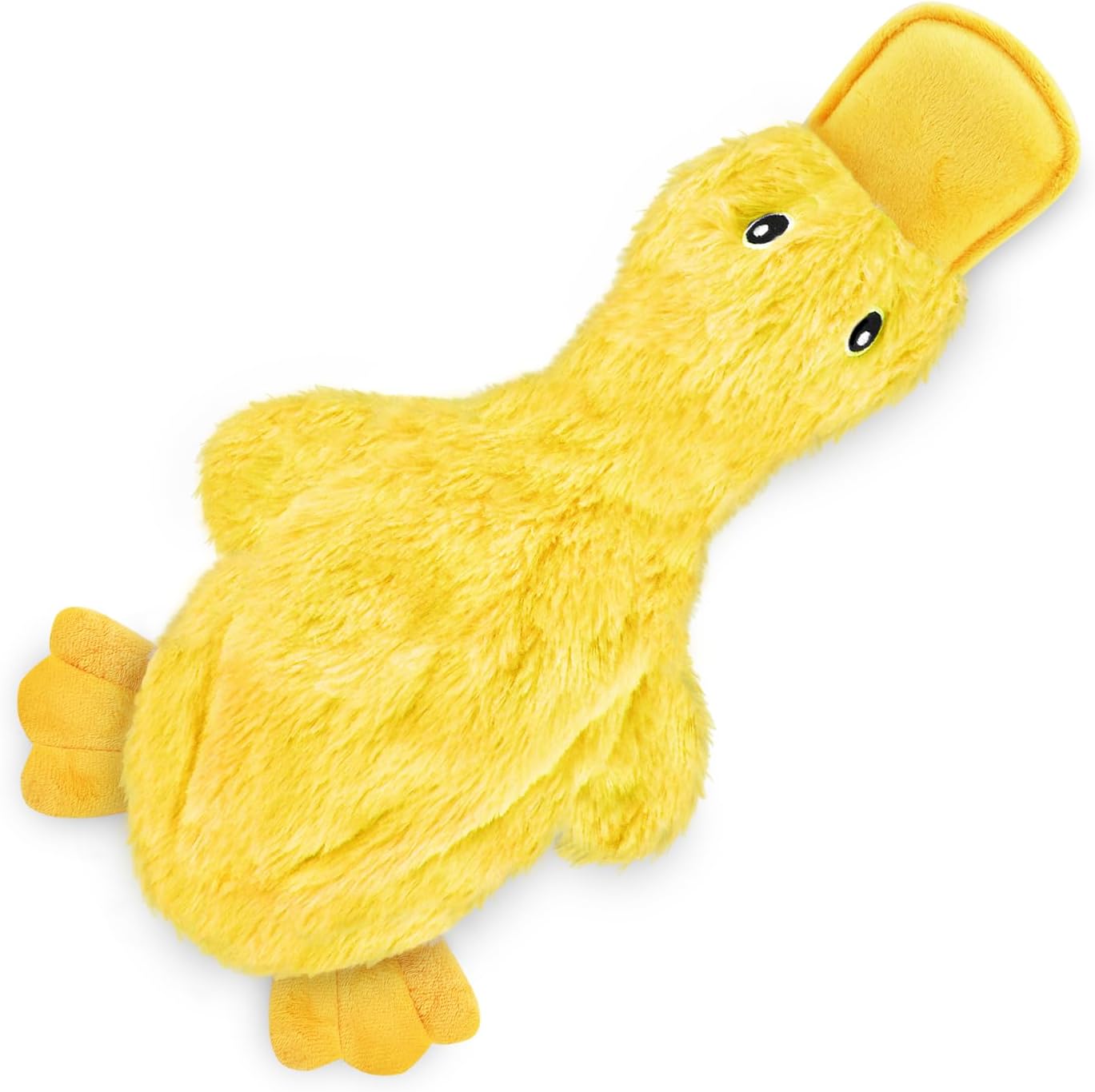 Vibrant Crinkle Duck Squeaky Chew Toy - Perfect for All Dog Sizes & Fetch Fun!