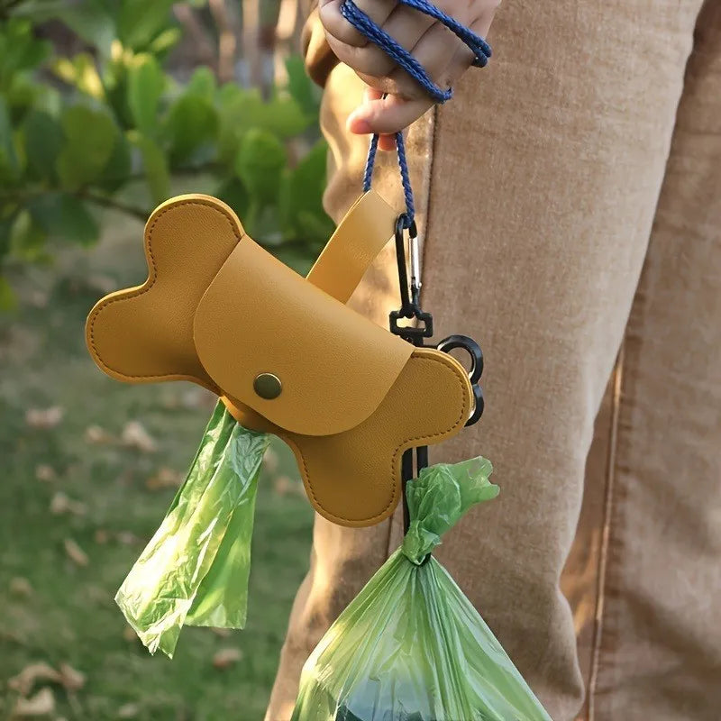 Biodegradable Pet Waste Bags - Extra Thick Poop Bags for Dogs & Cats, Portable Roll with Dispenser, Eco-Friendly & Lea