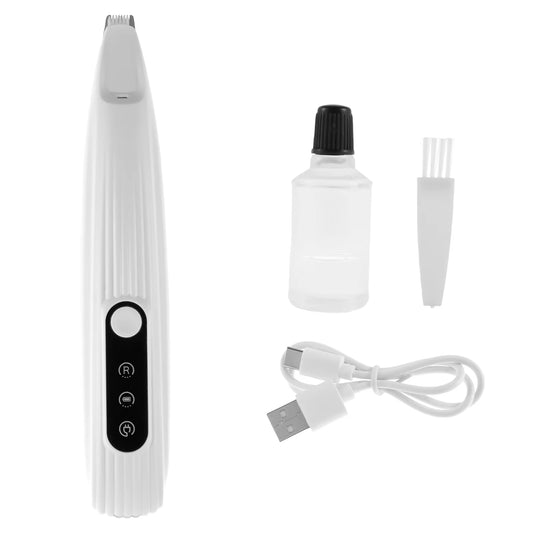 Pet Dog Paw Trimmer 500Mah Rechargeable Fully Waterproof Pet Hair Trimmer with LED Display Dog Clippers 18Mm Widen Blade